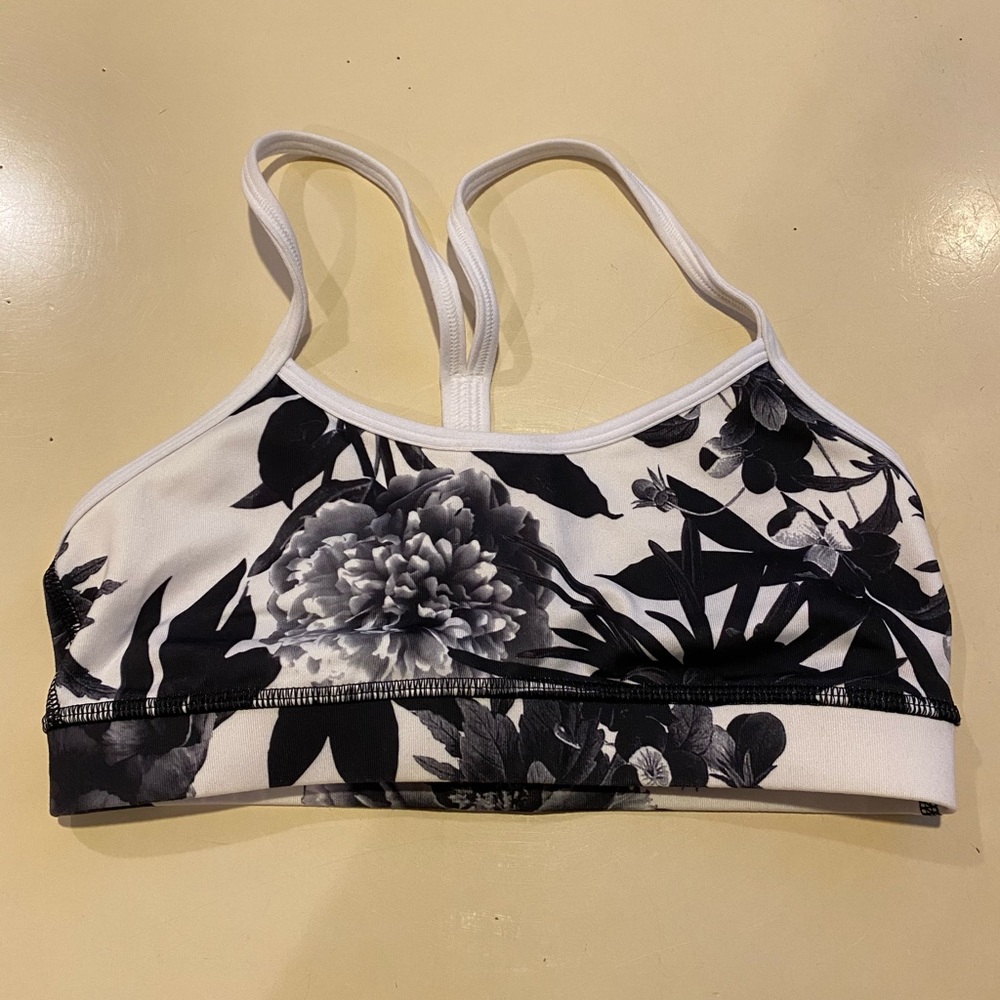 Lulu lemon floral sports bra
